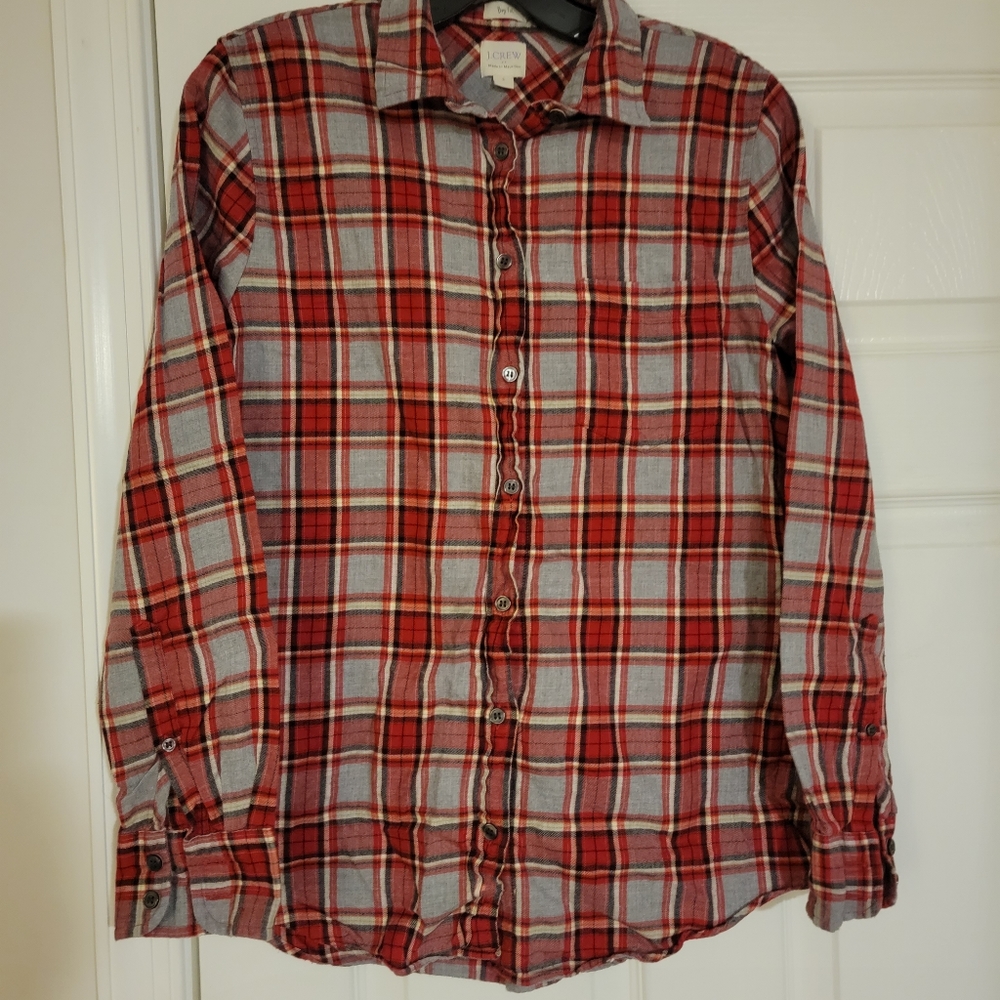 Plaid long sleeve shirt